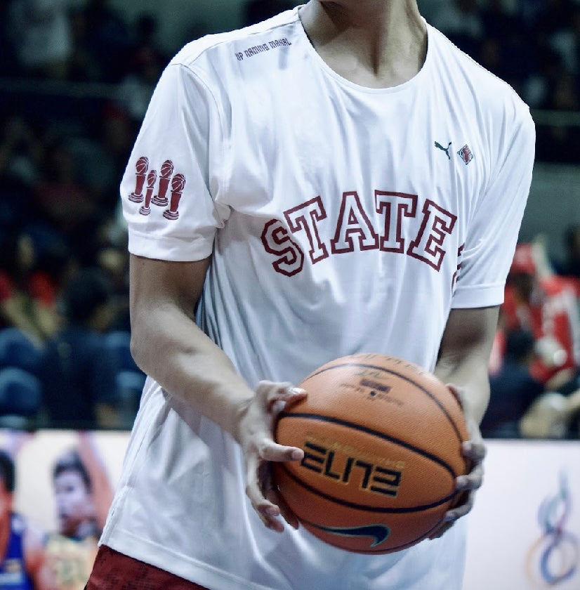 PUMA White State U Shooting Shirt